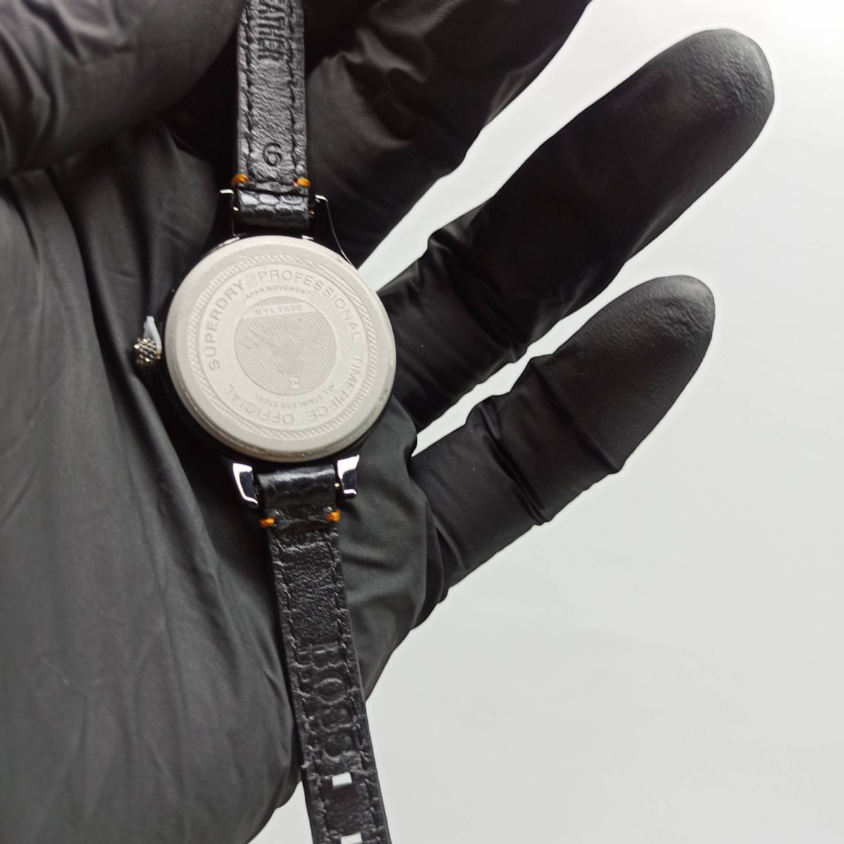 Super Dry - SYL155E - Black - Leather Strap - Original - Women's Watch - CHECKOUT