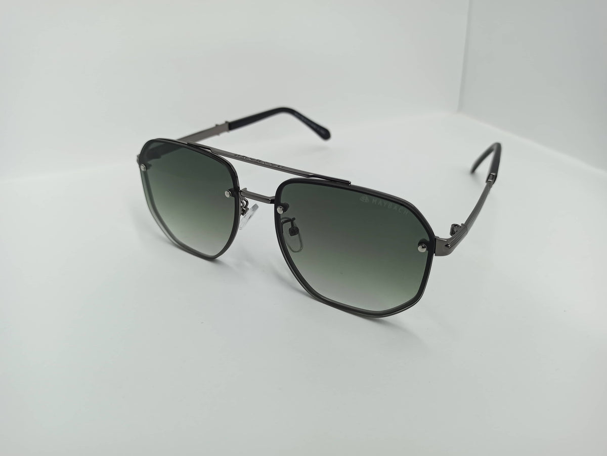 May Bach – SG226 - Green/Black - Metal Frame - Polycarbonate Lens - Sunglass - CHECKOUT