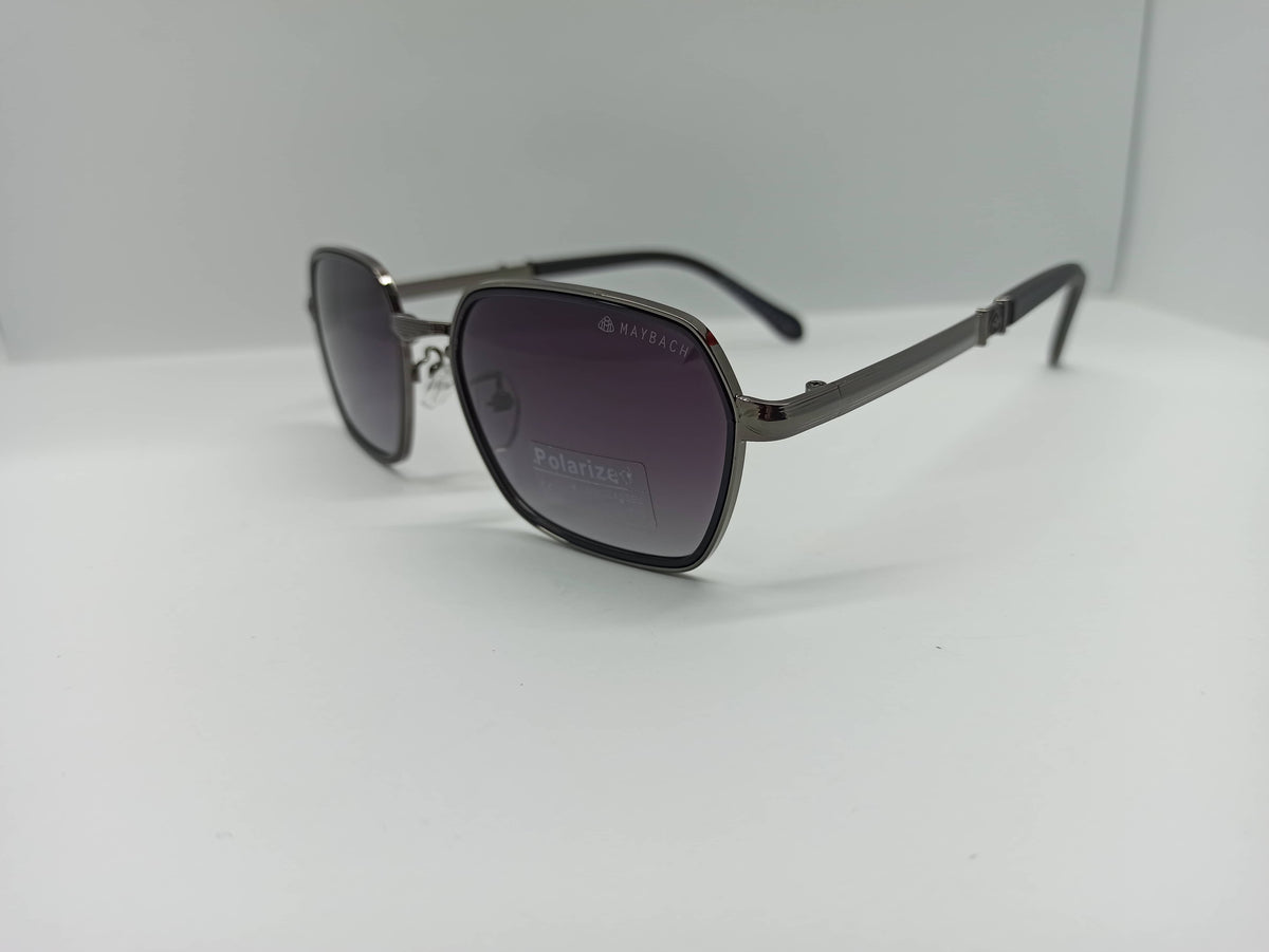 May Bach - SG267 - Grey/Black - Metal Frame - Polycarbonate Lens - Polarized - Premium Sunglass - CHECKOUT
