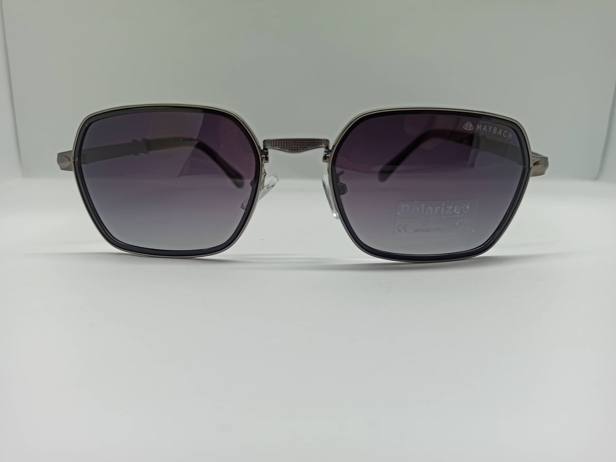 May Bach - SG267 - Grey/Black - Metal Frame - Polycarbonate Lens - Polarized - Premium Sunglass - CHECKOUT