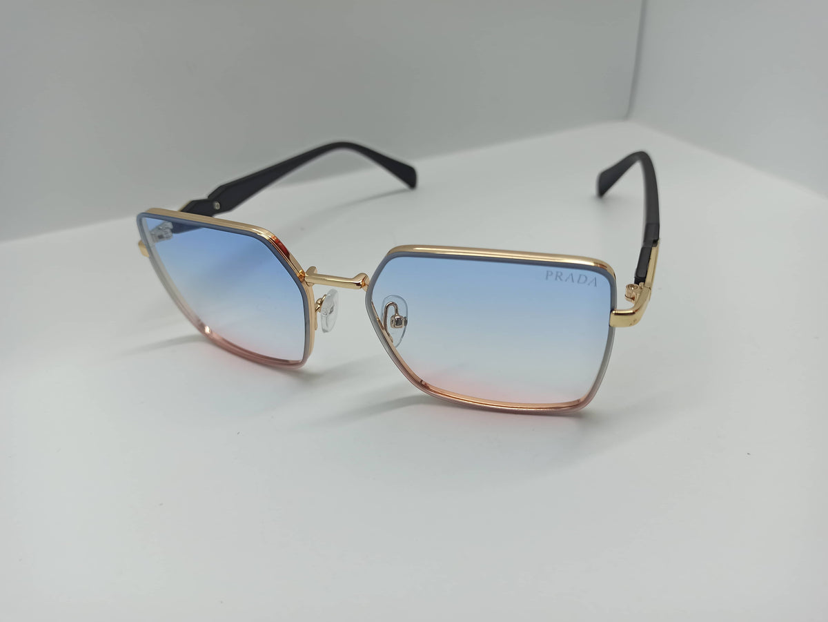 Prada - SG278 - Metal Frame - Polycarbonate Lens - Two Tone Lens - Premium Sunglass - CHECKOUT