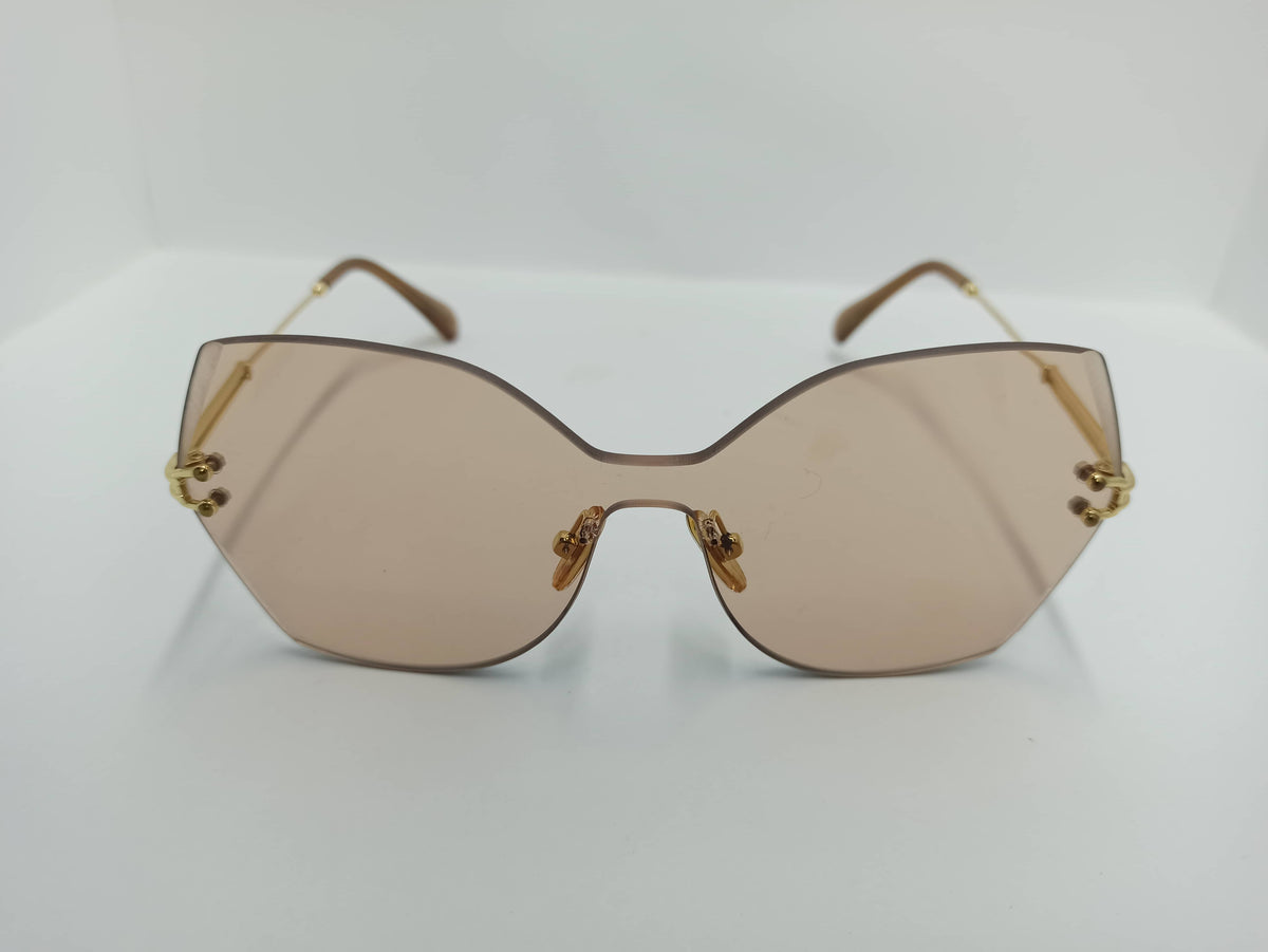 Modern Sunglass - SG292 - Metal Legs/Polycarbonate Lens - Women - Budget Sunglass - CHECKOUT