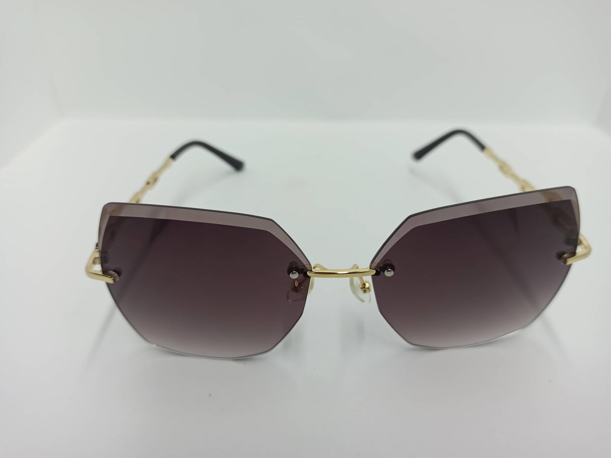 Modern Sunglass - SG297 - Metal Legs/Polycarbonate Lens - Women - Budget Sunglass - CHECKOUT