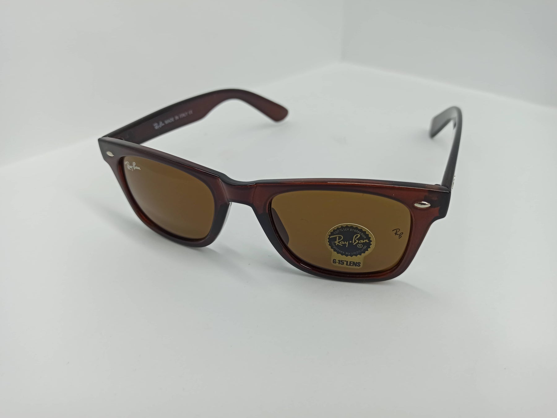 Ray Ban - Wayfarer - SG304 - Brown - Glass Lens - Sunglass - CHECKOUT