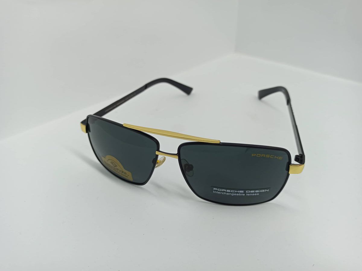 Porsche Design - SG316 - Black/Golden - Glass Lens - Premium Sunglass - CHECKOUT