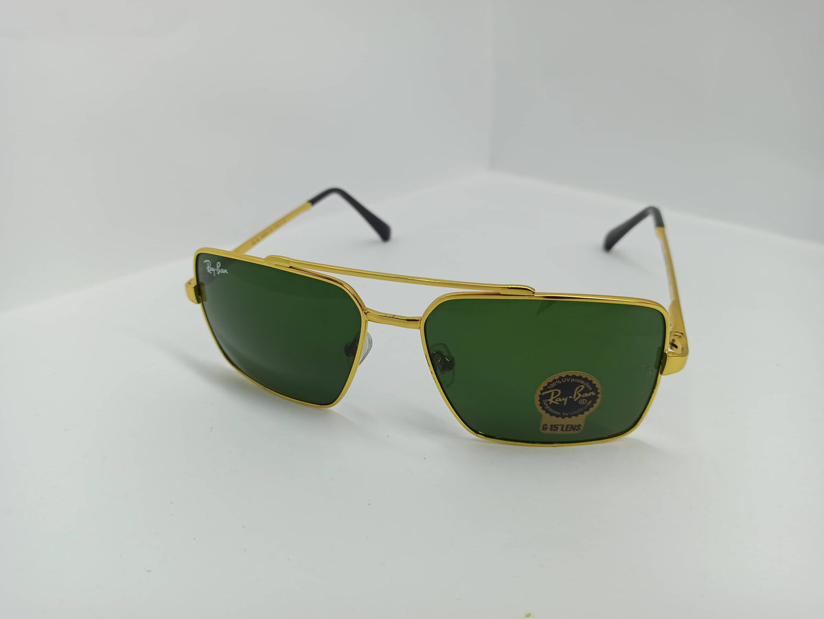Ray Ban - SG319 - Golden - Glass Lens - Premium Sunglass - CHECKOUT