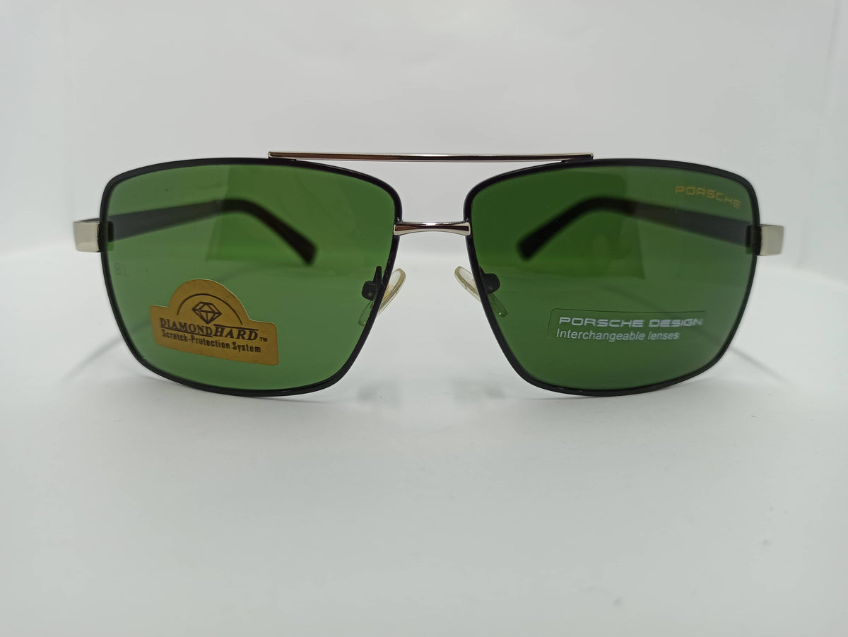 Porsche Design - SG321 - Black/Silver - Glass Lens - Premium Sunglass - CHECKOUT