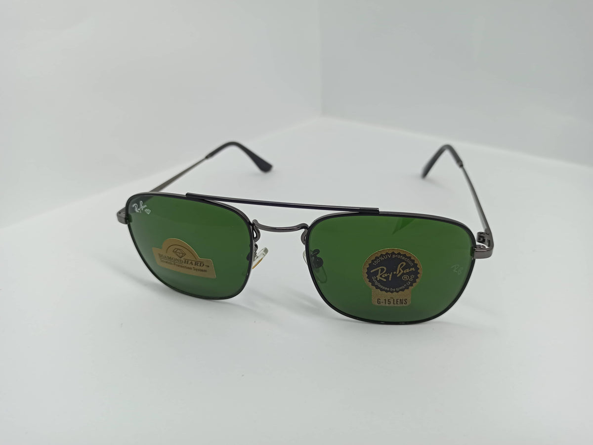 Ray Ban - SG325 - Gun Metallic - Glass Lens - Premium Sunglass - CHECKOUT