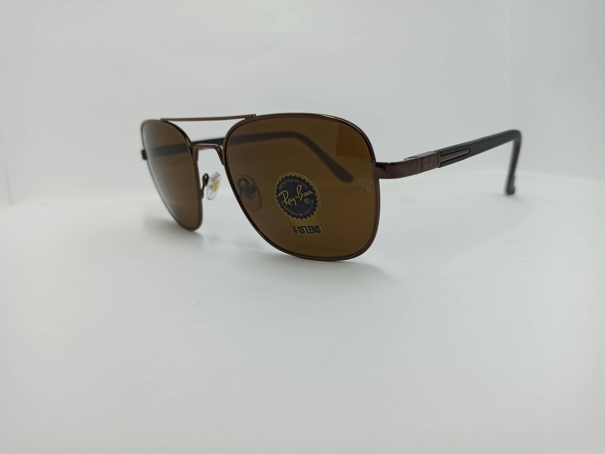 Ray Ban - SG334 - Brown - Glass Lens - Premium Sunglass - CHECKOUT