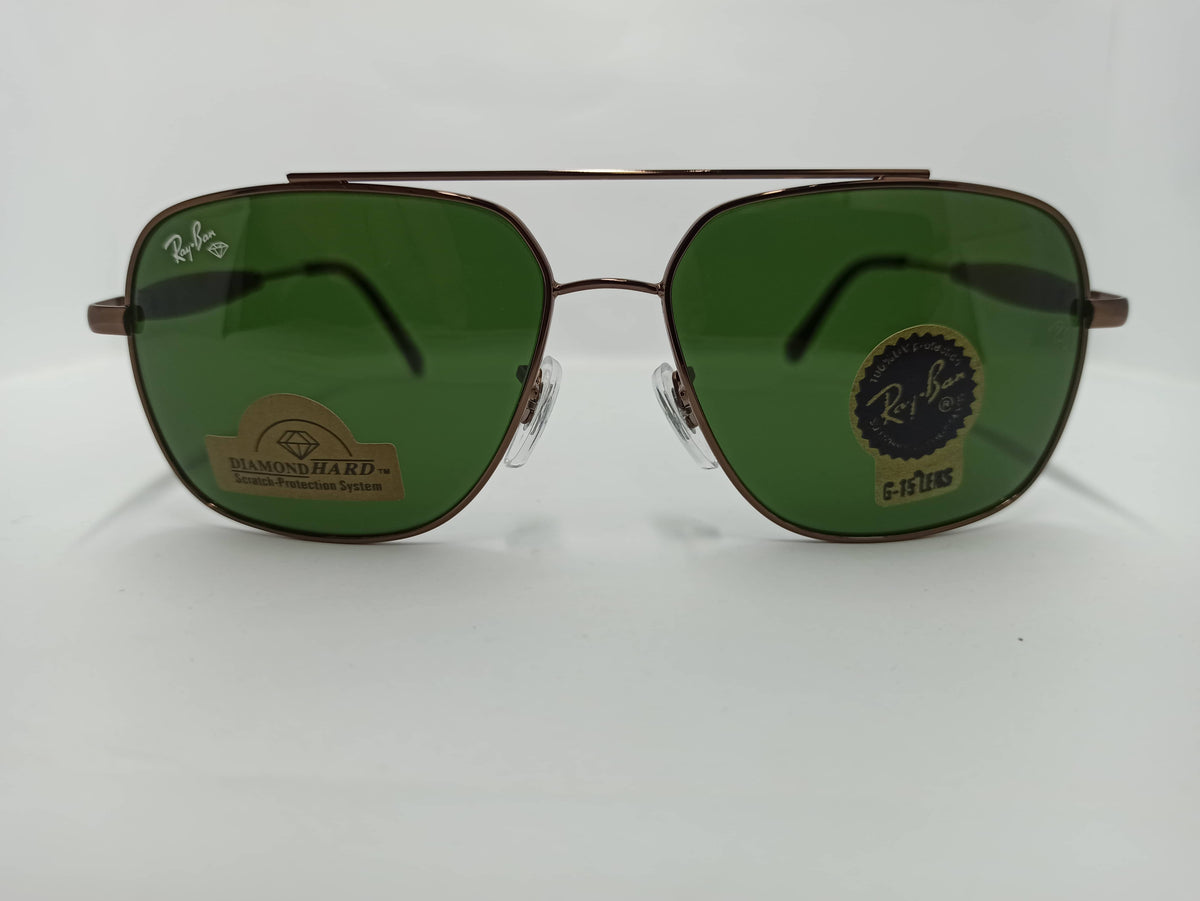 Ray Ban - SG336 - Brown - Glass Lens - Premium Sunglass - CHECKOUT