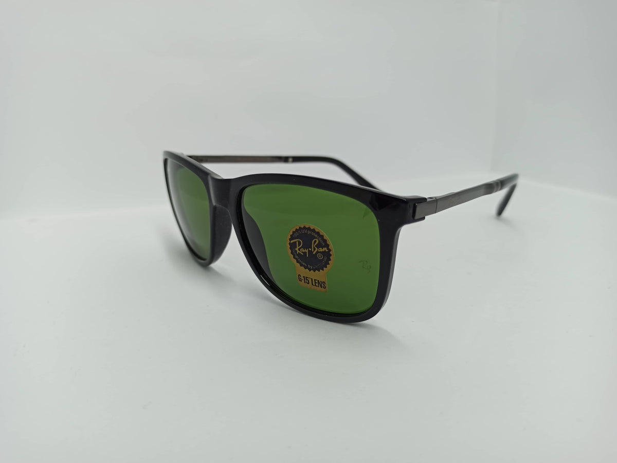 Ray Ban - SG337 - Grey/Black - Glass Lens - Premium Sunglass - CHECKOUT