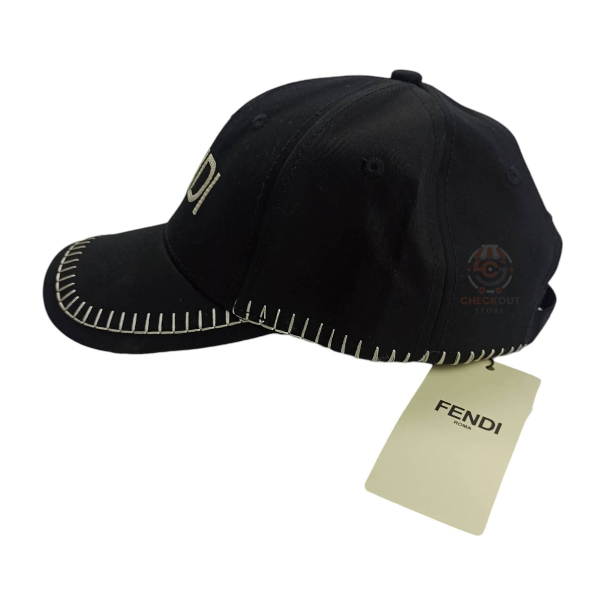 FENDI – Premium Quality Cap – Adjustable – Black – Unisex - CHECKOUT