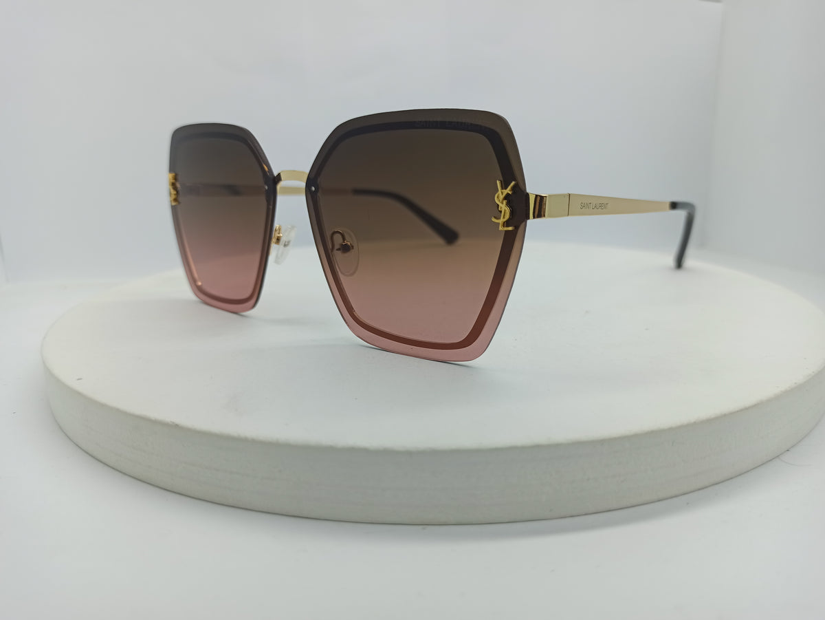 Saint Laurent - SG410 - Metal/Polycarbonate Lens - Premium Sunglass