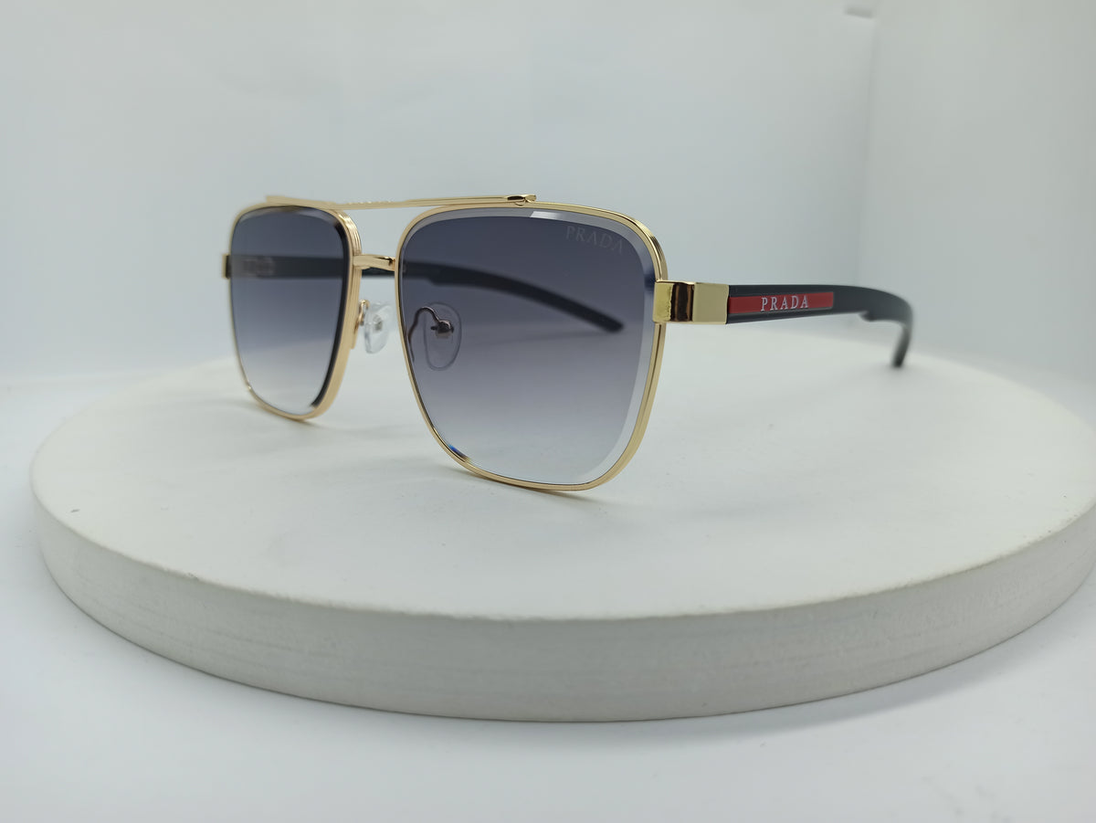 Prada - SG451 - Metal/Polarized Lens - Premium Sunglass
