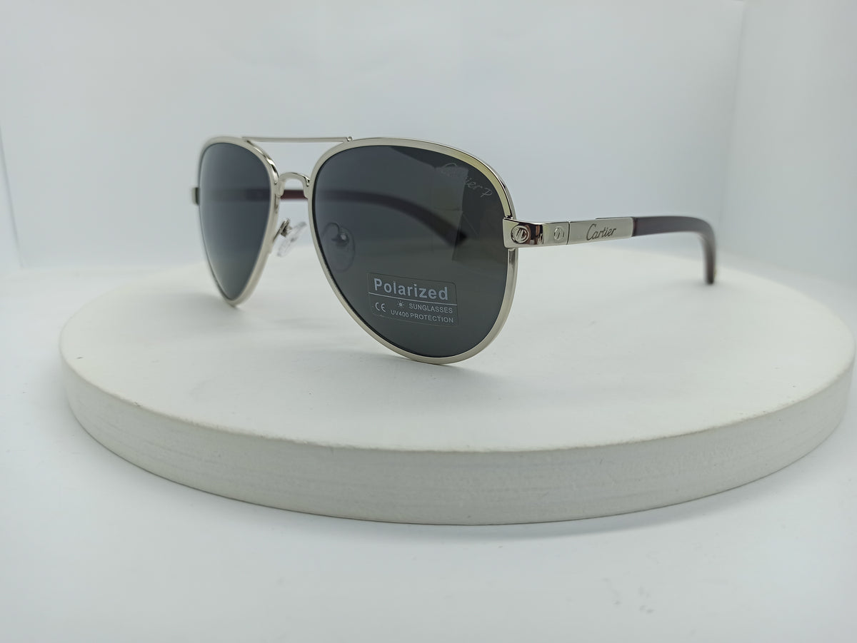 Cartier - SG460- Metal/Polarized Lens - Premium Sunglass