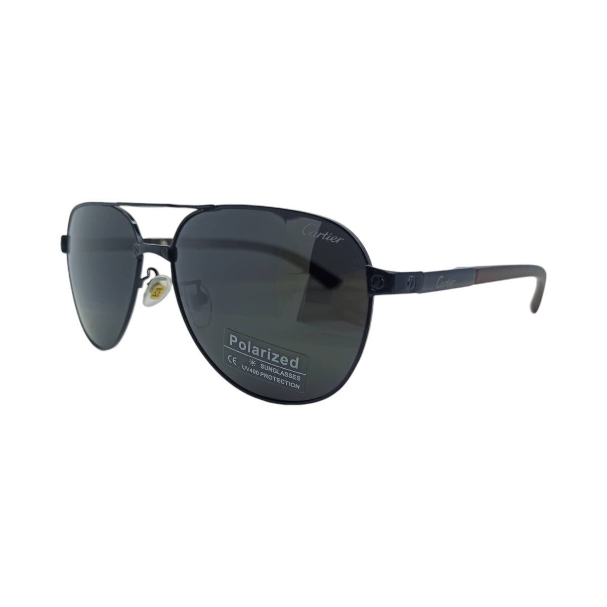 Cartier - SG477 - Wooden Legs/Polarized Lens - Premium Sunglass