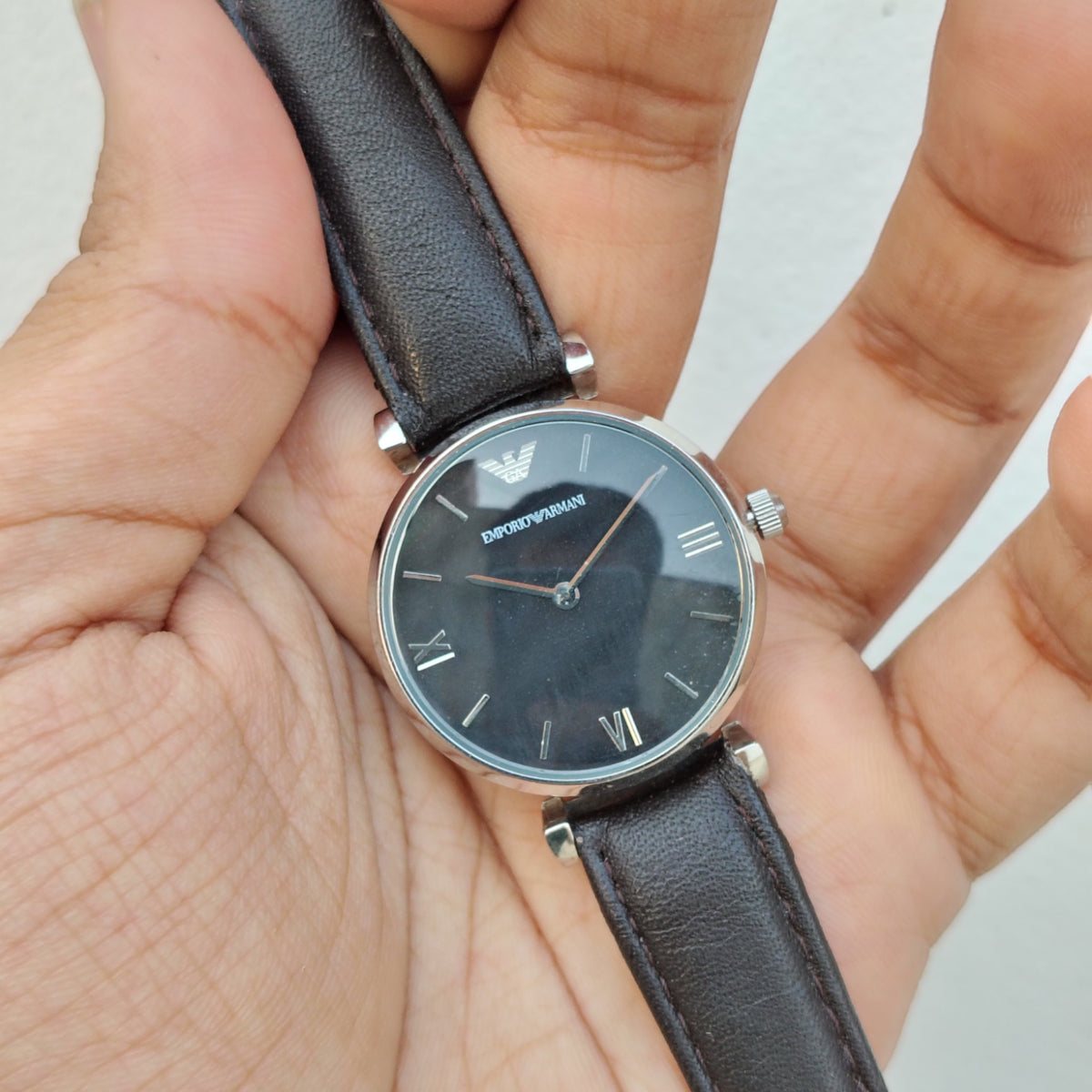 Emporio Armani – Original – AR-1678- Leather Strap – Women Watch