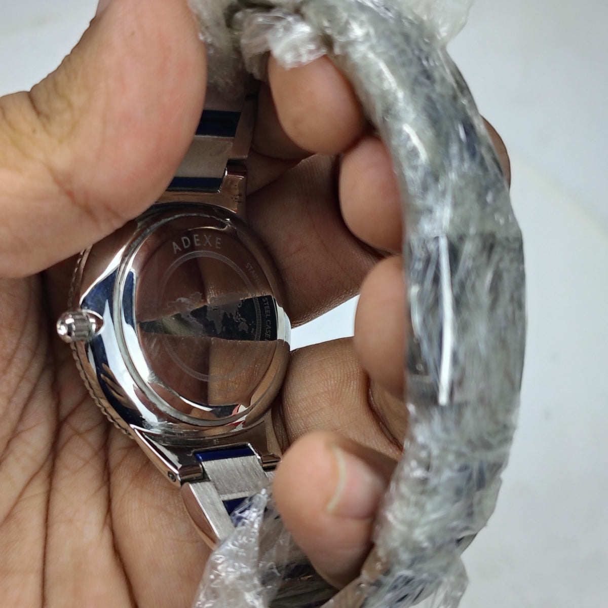 Adexe - Original - Quartz - Silver/Blue - 38mm - Women's Watch