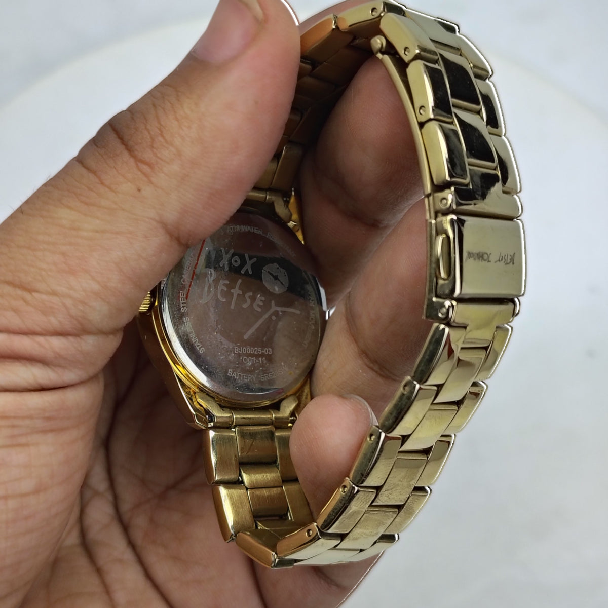 Betsey Johnson - BJ00025-03 - Original - Gold/White - Women's Watch