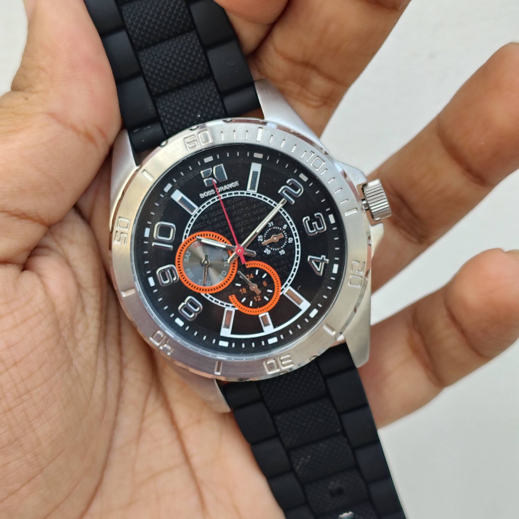 Hugo Boss - Original - Silicone Strap - Cosmo Graph - 48mm - Men's Watch