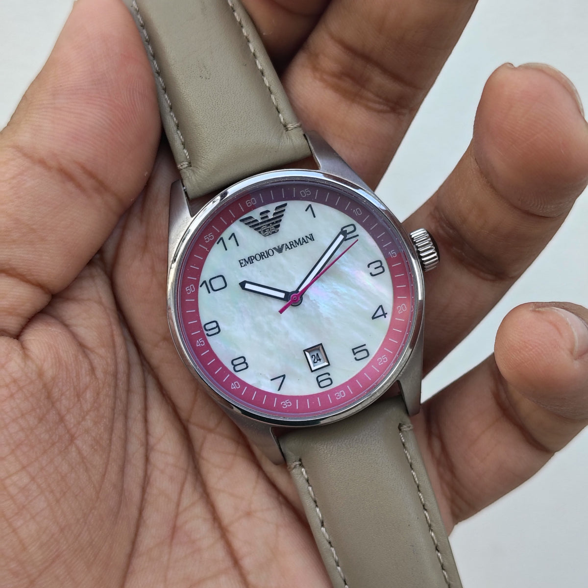 Emporio Armani - Original - AR5880 - Pearl Dial - 38mm - Women's Watch