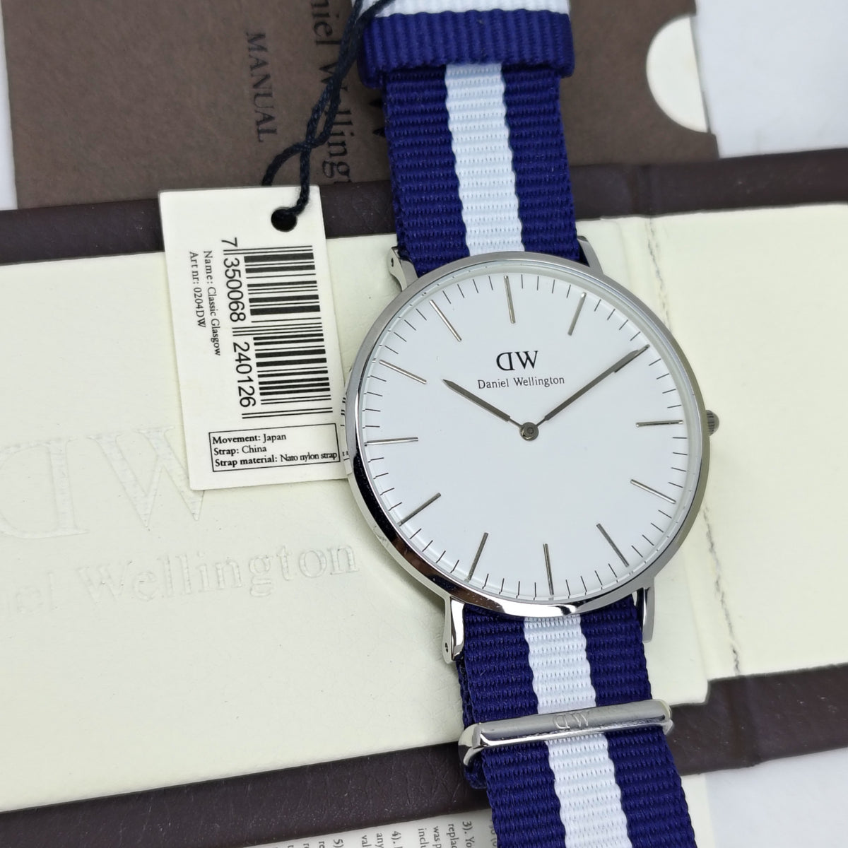 Daniel Wellington – Original/With Tag – 0204DW - Japanese Quartz - 40mm - Men's Watch