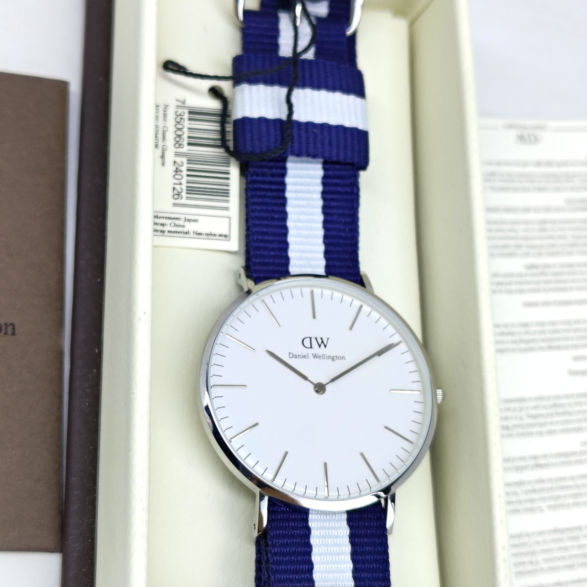 Daniel Wellington – Original/With Tag – 0204DW - Japanese Quartz - 40mm - Men's Watch