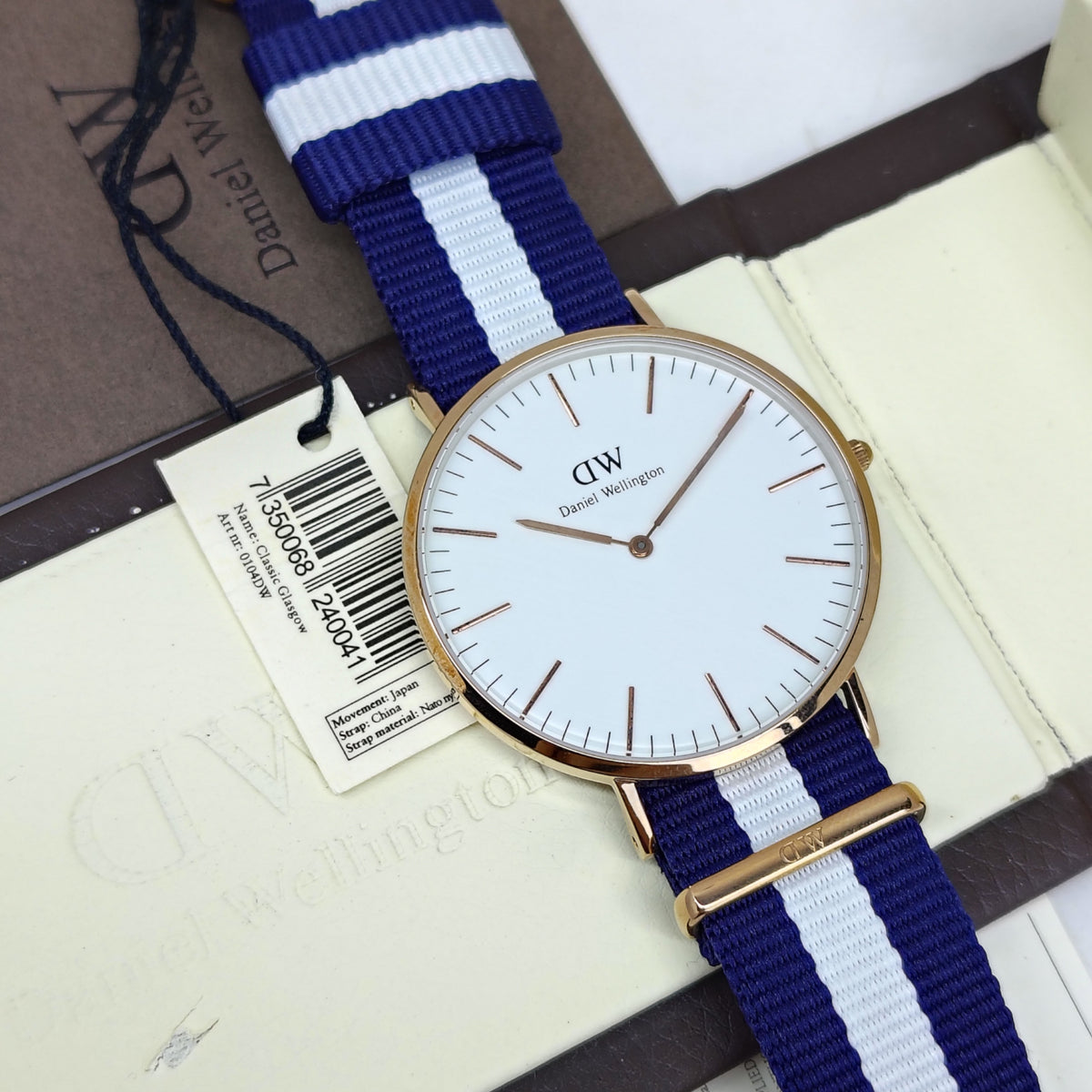Daniel Wellington – Original/With Tag – 0104DW - Japanese Quartz - 40mm - Men's Watch