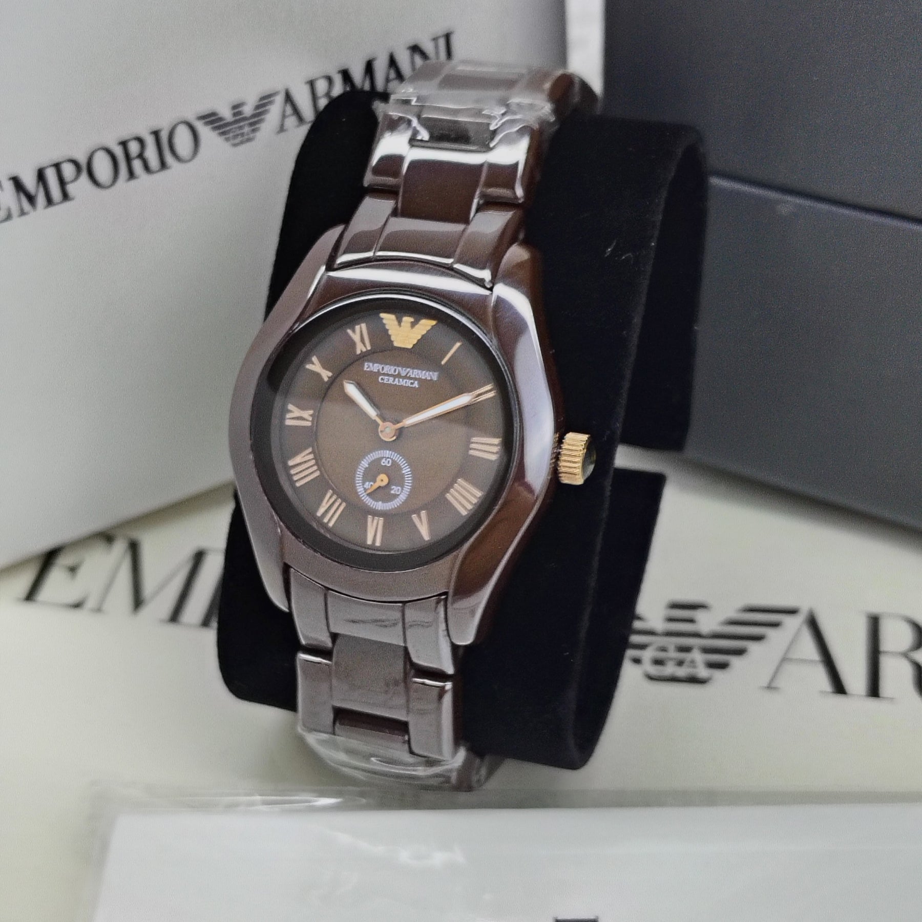 Emporio Armani Ceramica – Original – AR1448 - Japanese Quartz - Women's Watch