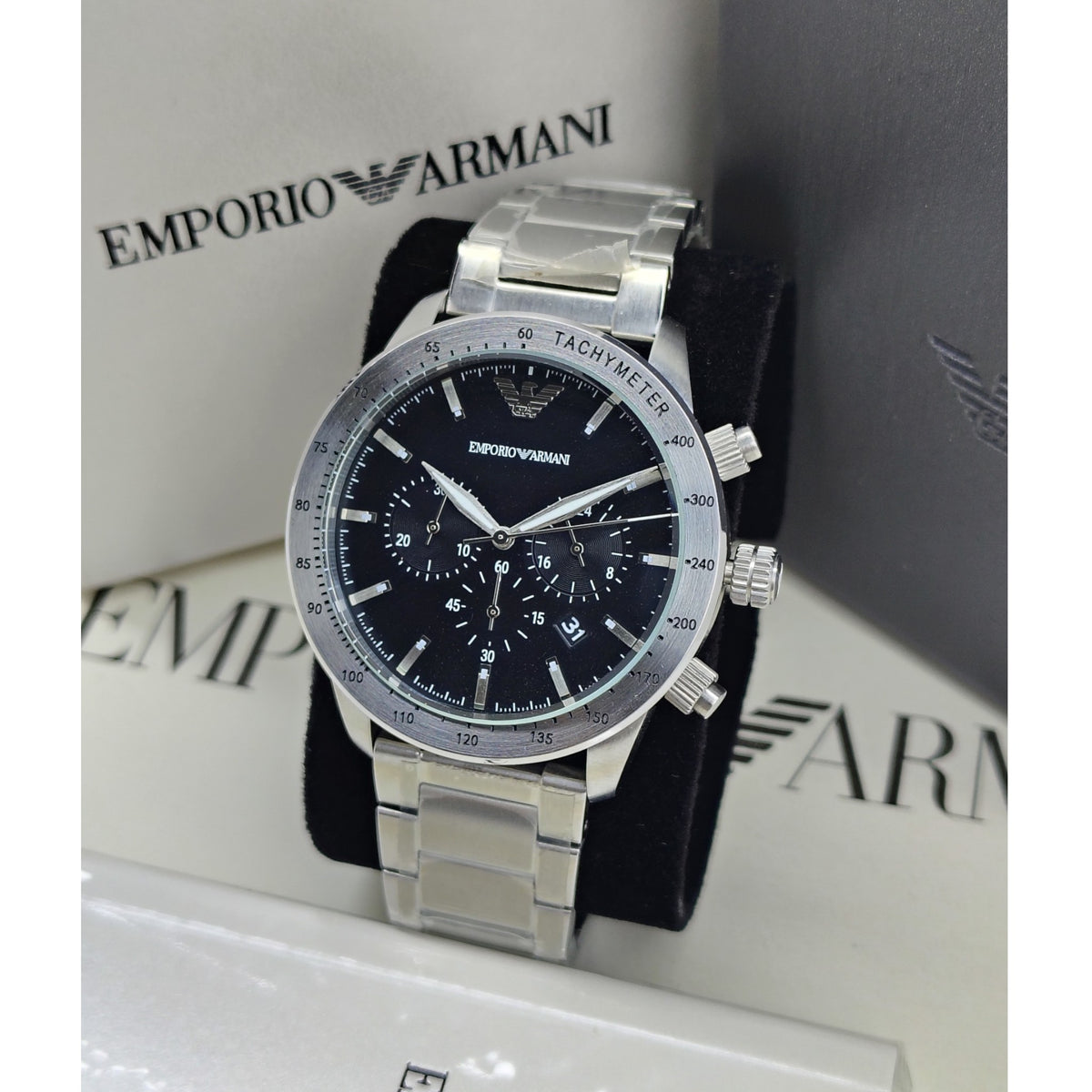 Emporio Armani – Original – AR11241- Japanese Quartz - 43mm - Men's Watch
