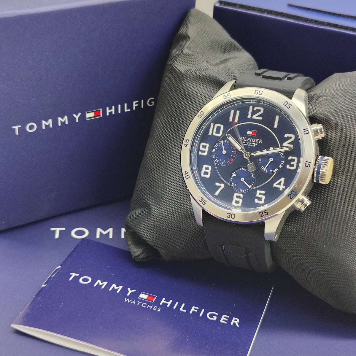 Tommy Hilfiger – Original - Cosmo graph – Leather Strap – 46mm - Men's Watch.