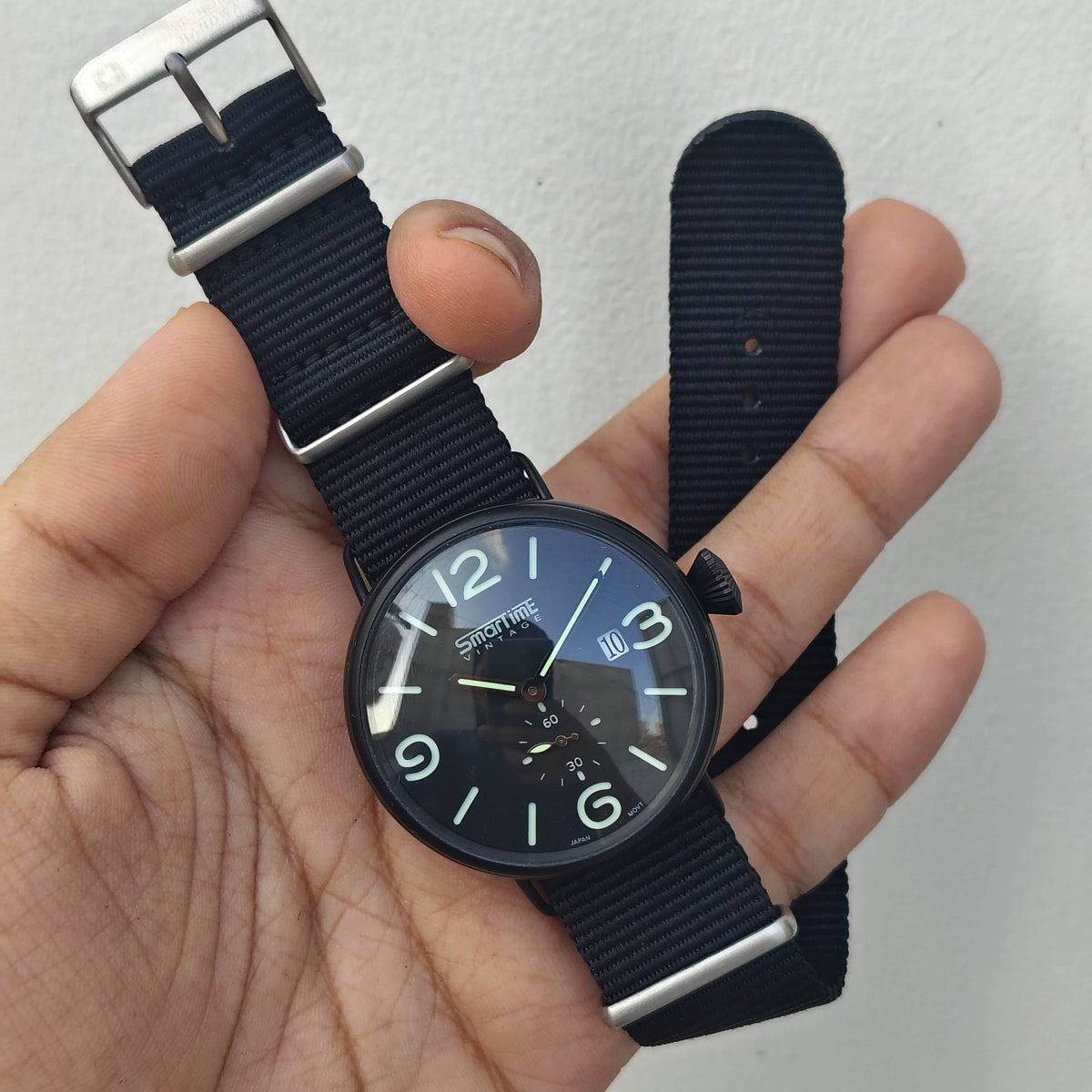 SmarTime Vintage – Original – Japanese Quartz Movement - 43/44mm - Men's Watch