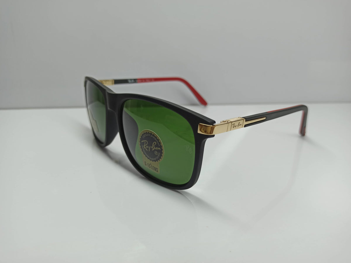 Ray Ban - SG09 - Red/Black - Glass Lens - Sunglass - CHECKOUT
