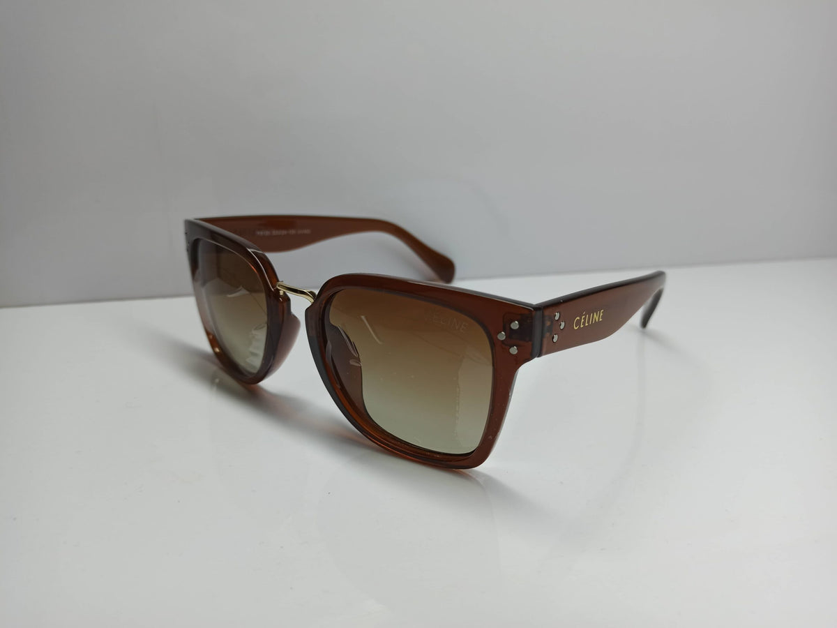 Celine - SG35 - Acetate - Brown - Poly Carbonate Lens - Premium Sunglass - CHECKOUT