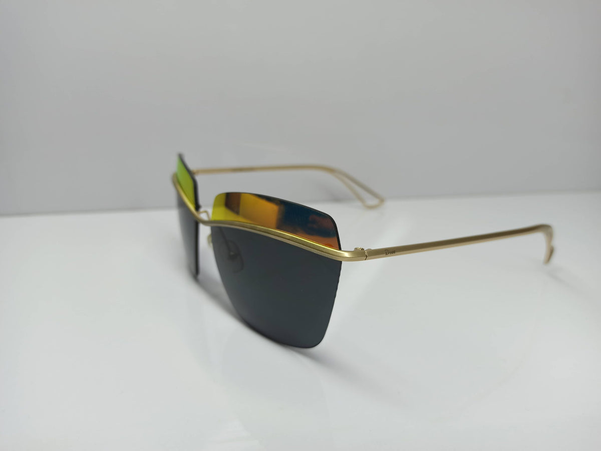 Dior - SG49 - 4A2 - Metallic Orange - Metal Legs - Sunglass - CHECKOUT