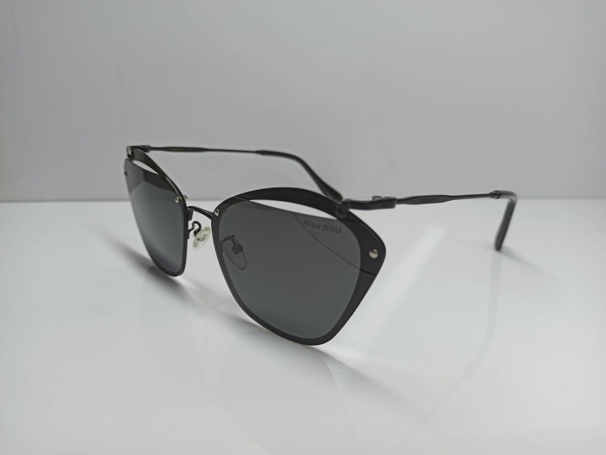 Miu Miu - SG53 - Black - Cat Eye - Metal Legs - Premium Sunglass - CHECKOUT
