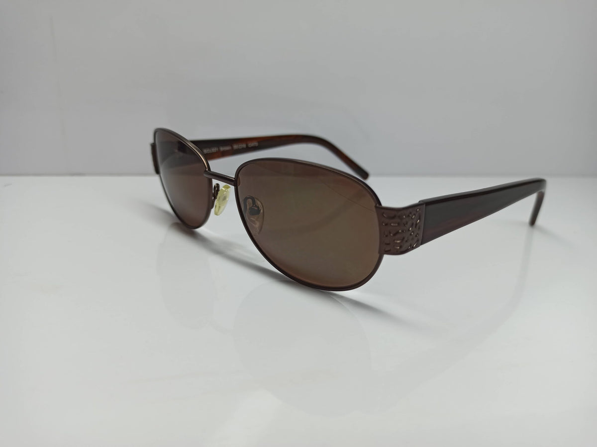 Solaris - SG62 - Oval - Brown - Women - Budget Sunglass - CHECKOUT