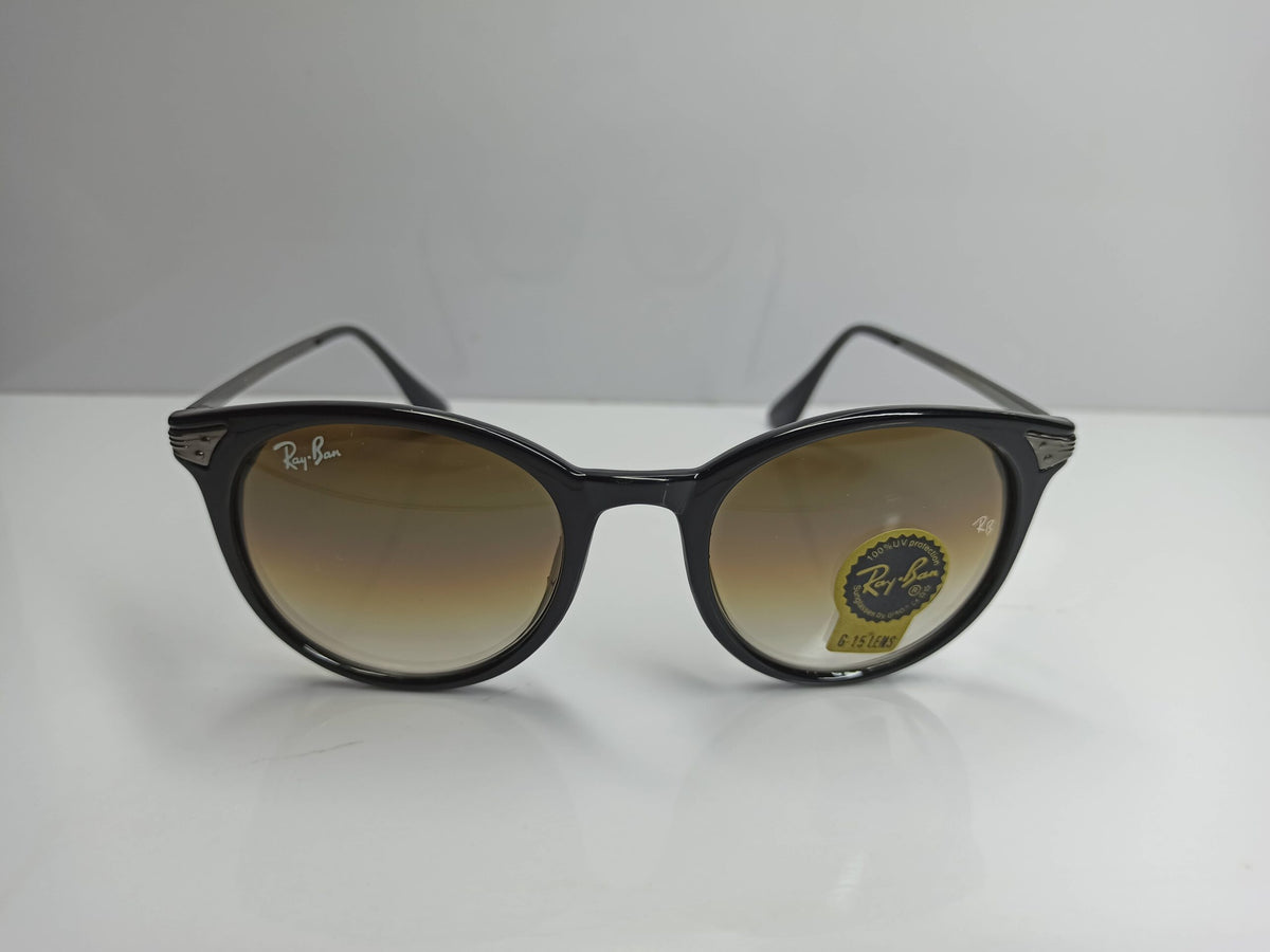 Ray Ban – SG108 – Round – Black/Brown – Metal Legs/G15 Lens – Sunglass - CHECKOUT