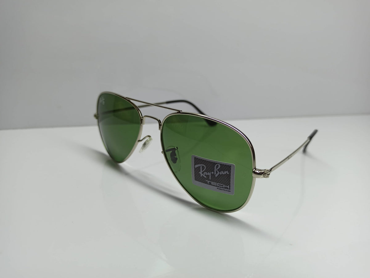 Ray Ban – SG126 – Aviator – Silver – Glass Lens – Sunglass - CHECKOUT