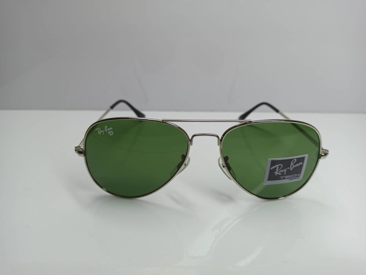 Ray Ban – SG126 – Aviator – Silver – Glass Lens – Sunglass - CHECKOUT