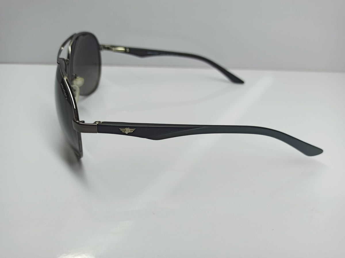 Police – SG176 – Aviator – Grey/Black – Metal/Polycarbonate Lens – Sunglass - CHECKOUT