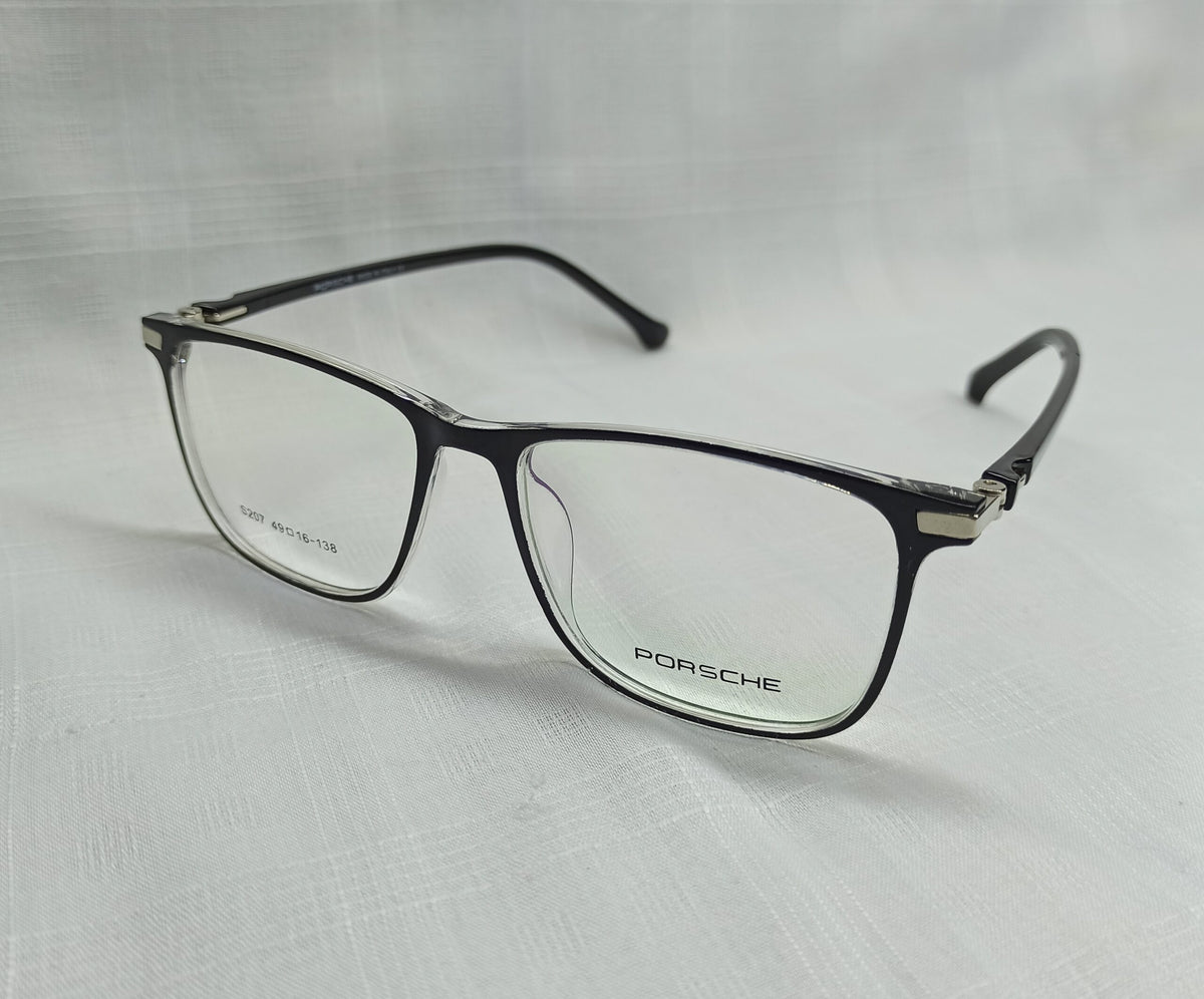 Porsche - EF01 - Black - Translucent - Acetate - Unisex - Eyewear - CHECKOUT