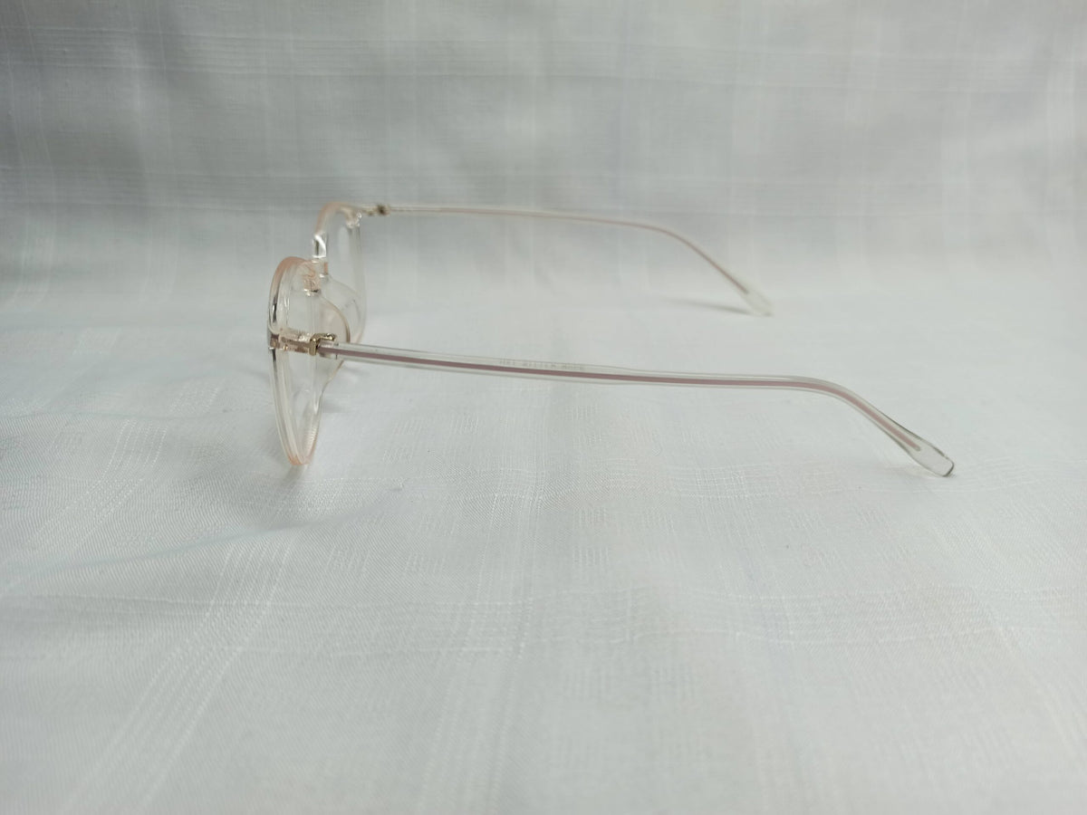 Chuangyi - EF61 - Translucent/White - Acetate - Unisex - Eyewear - CHECKOUT