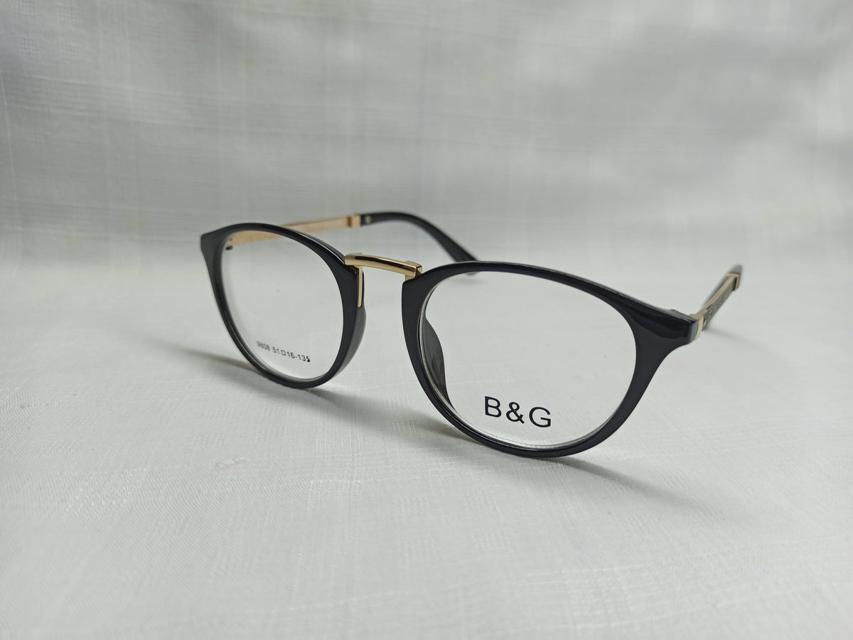 B&G - EF64 - Golden/Black - Metal Legs - Women - Eyewear - CHECKOUT