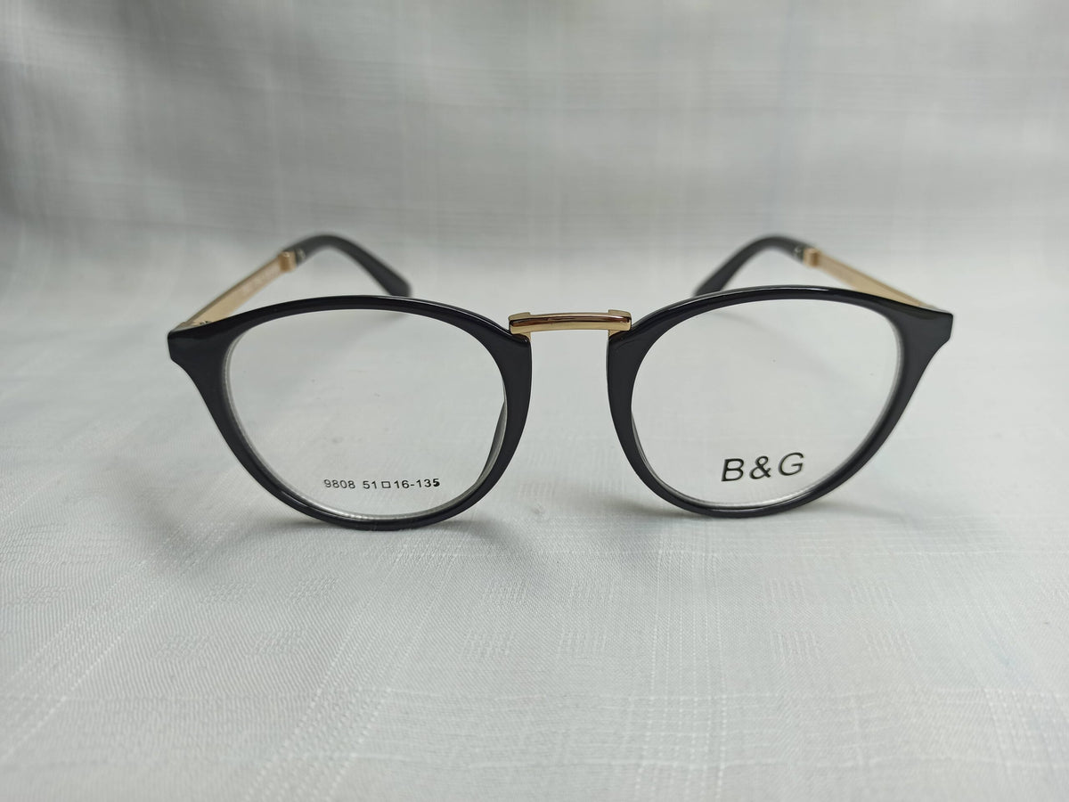 B&G - EF64 - Golden/Black - Metal Legs - Women - Eyewear - CHECKOUT