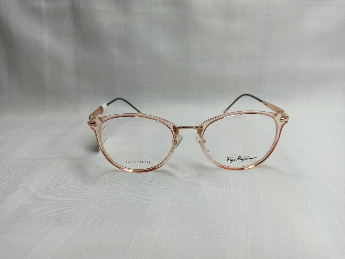 Figo Raymand - EF53 - Translucent/Pink - Oval - Women - Eyewear - CHECKOUT