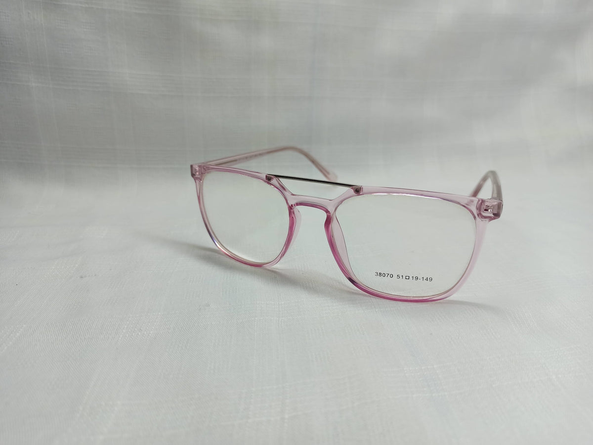 Translucent Square - EF54 - Pink - Women - Eyewear - CHECKOUT