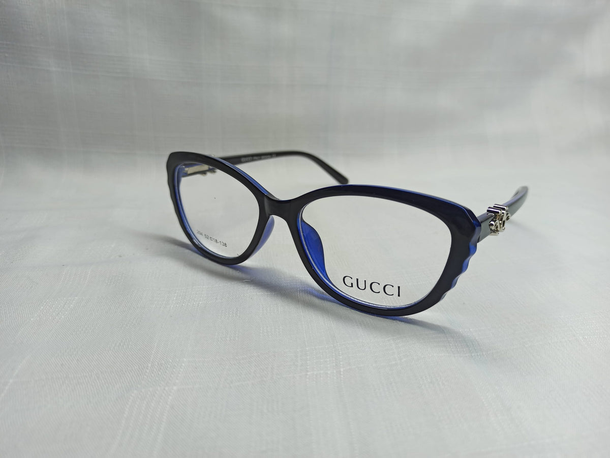 Gucci - EF61 - Dark Blue - Cat Eye - Women - Eyewear - CHECKOUT