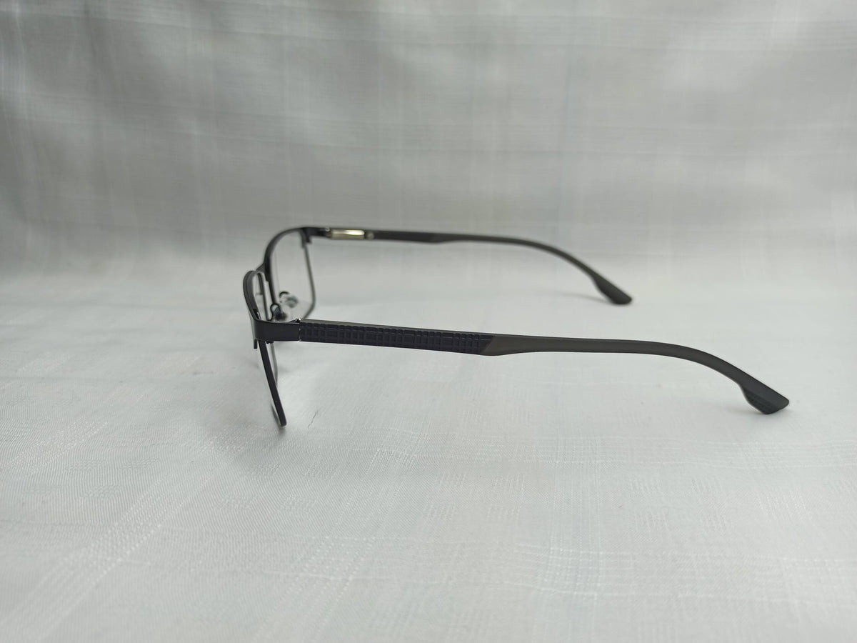 Rectangular - EF59 - Rectangular - Metal - Men - Eyewear - CHECKOUT