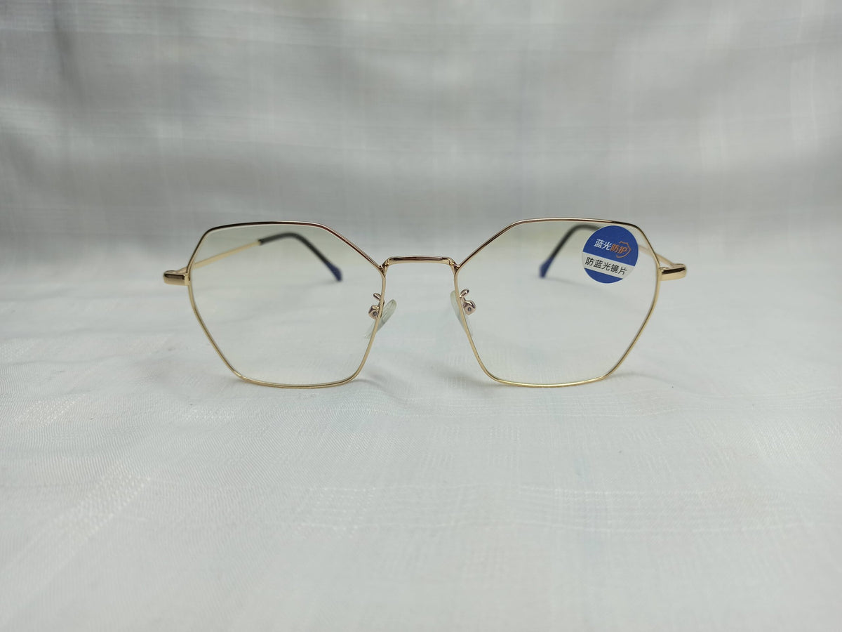 Hexagon Golden - EF79 - Metal - Unisex - Eyewear - CHECKOUT